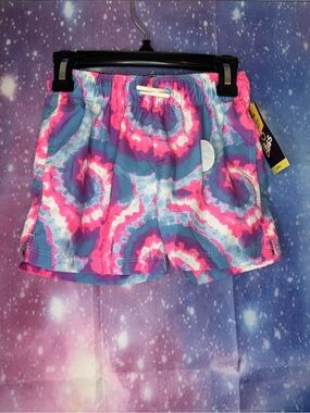 New boys art class tie dye swim trunks size XS